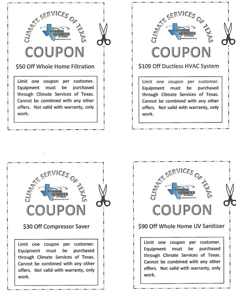 Climate Services of Discount Coupons